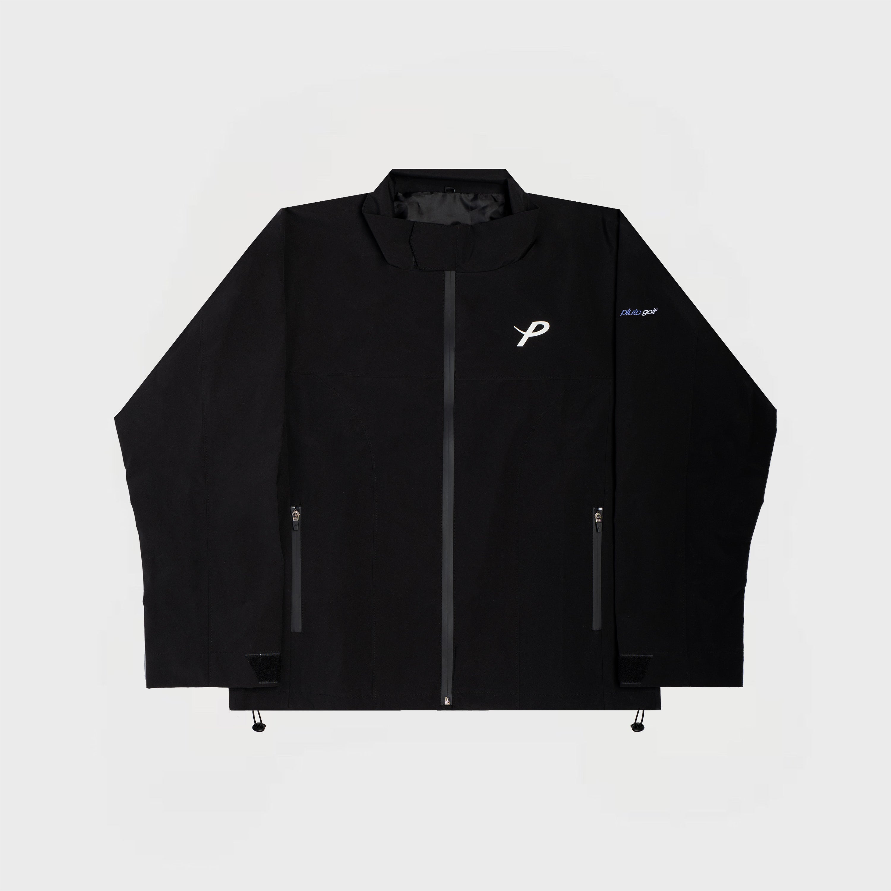 'PlutoDry' RAIN JACKET | BLACKOUT