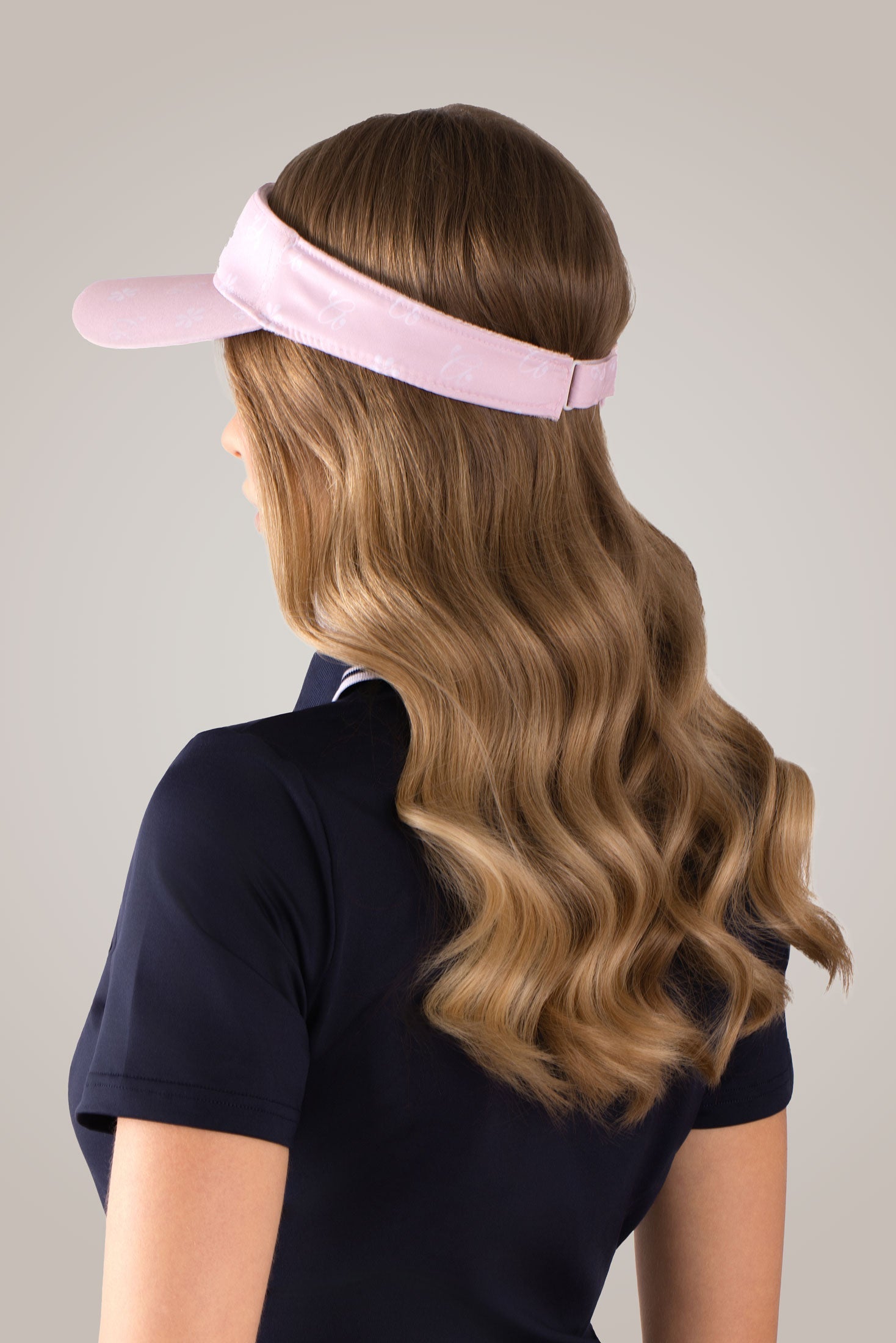Pink Flowers Sport Visor