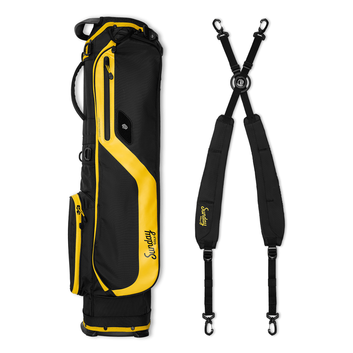 El Camino | Black & Yellow Mid Size Stand Bag