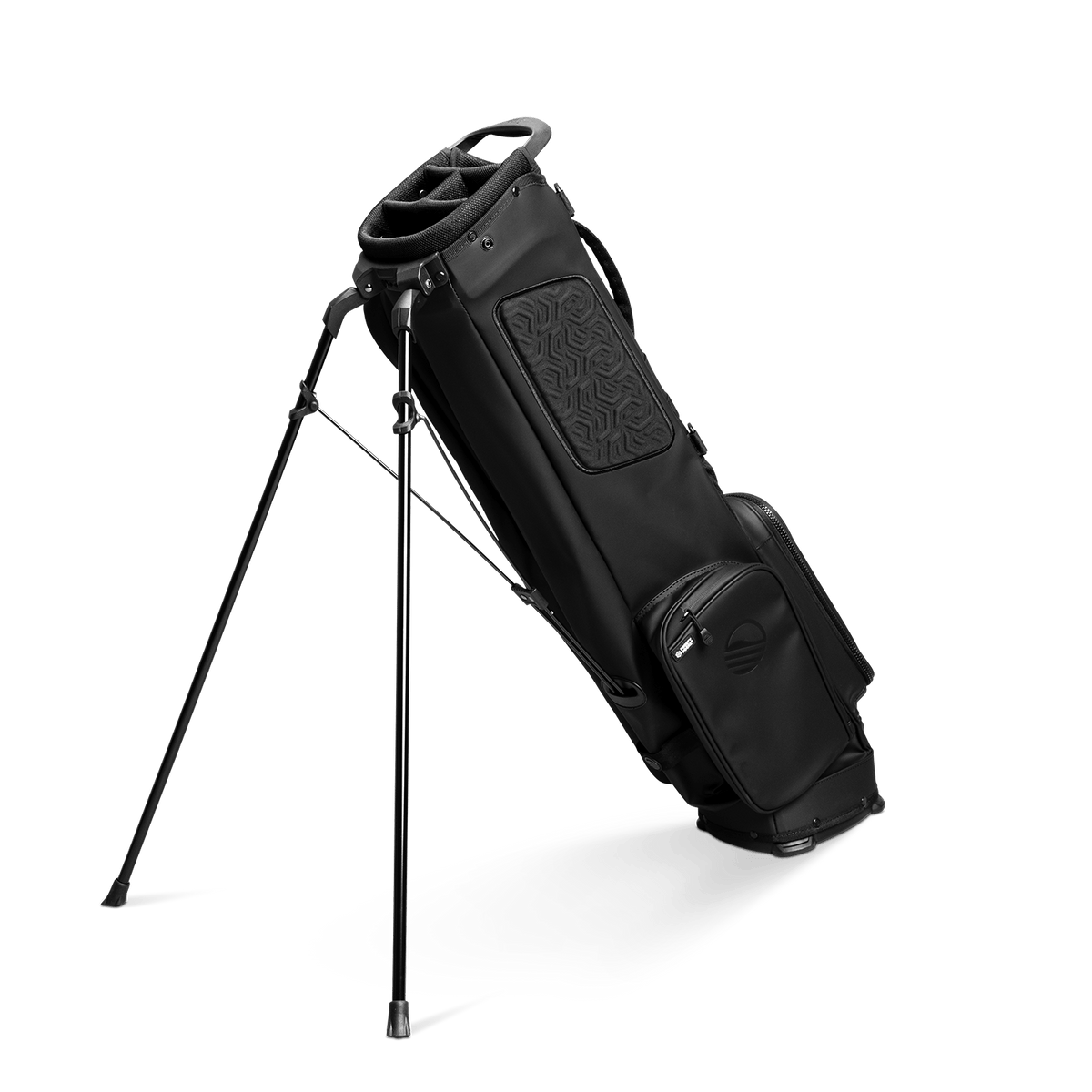 El Camino S-Class | Black Vegan Leather Mid Size Stand Bag