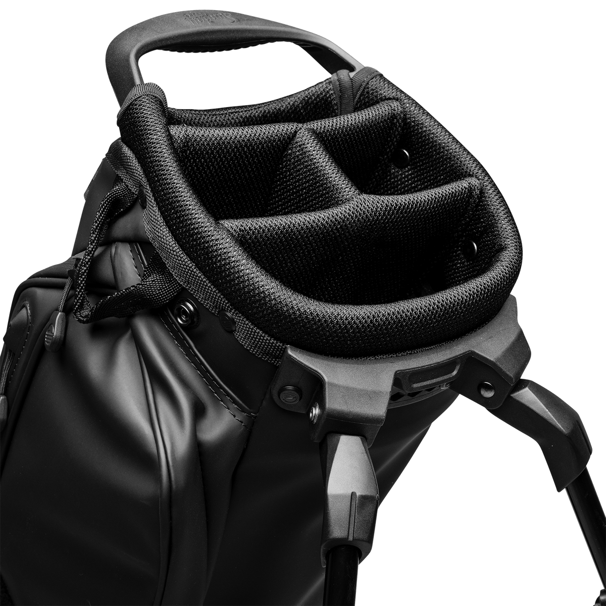 El Camino S-Class | Black Vegan Leather Mid Size Stand Bag