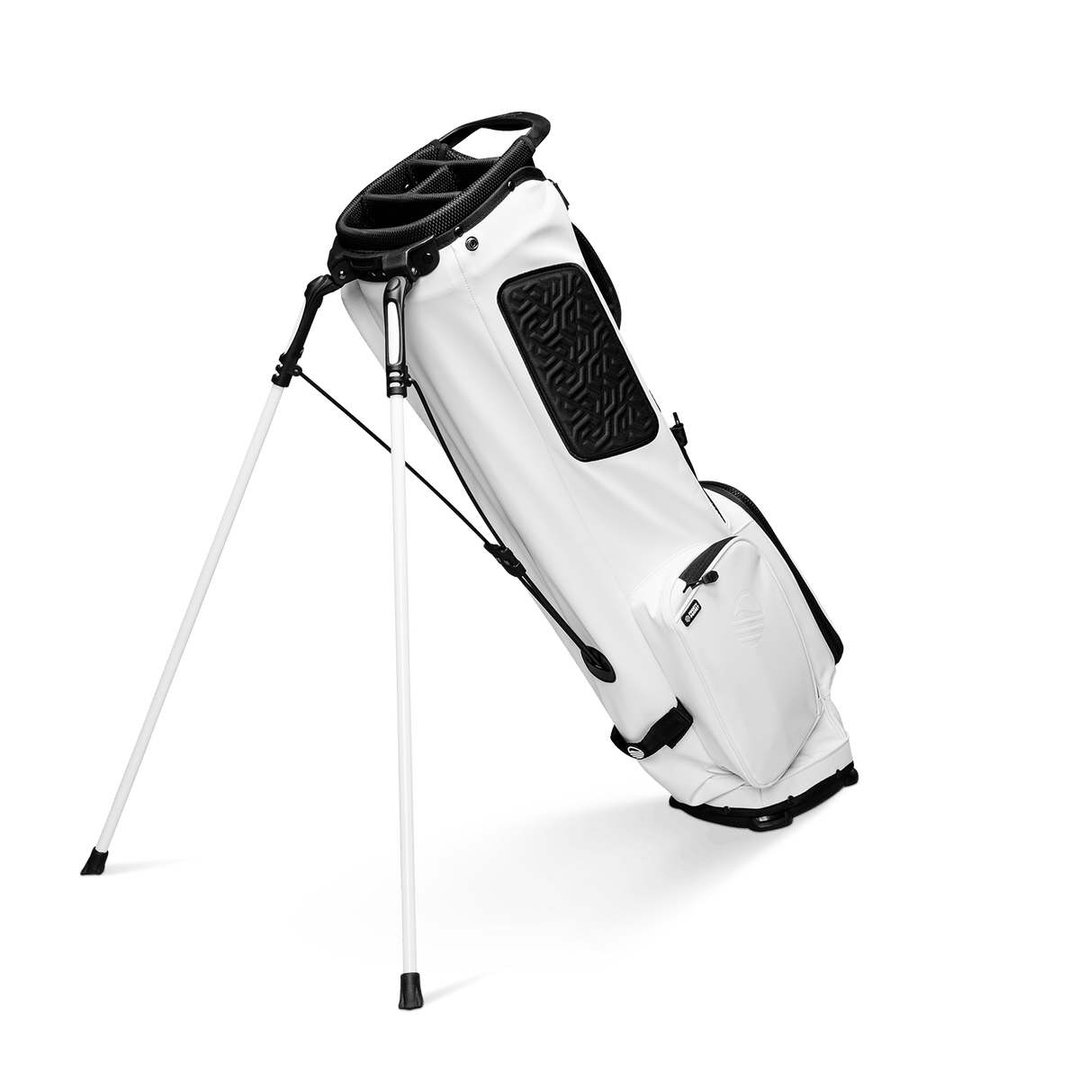 El Camino S-Class | White Vegan Leather Mid Size Stand Bag