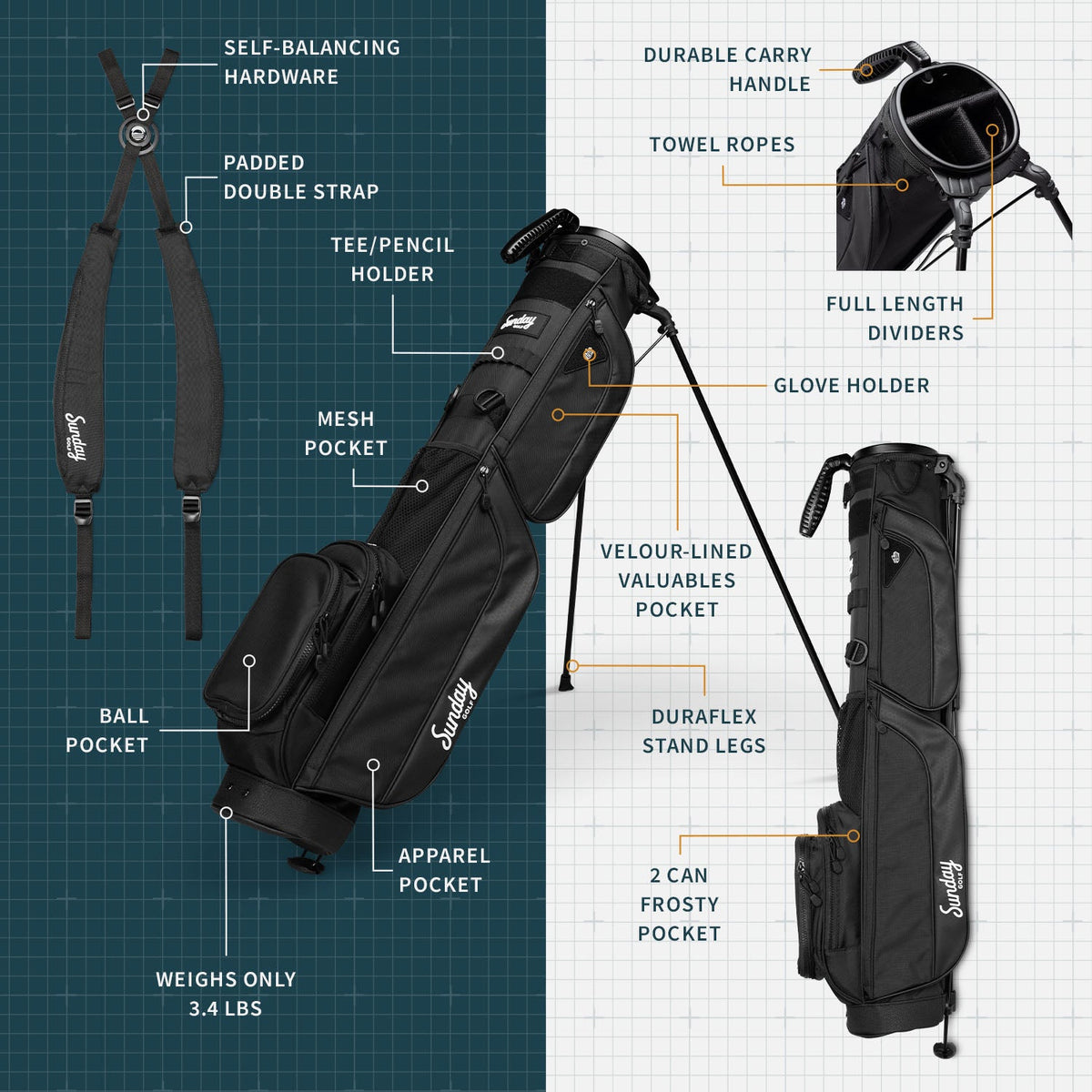 Loma XL | Matte Black Carry Bag
