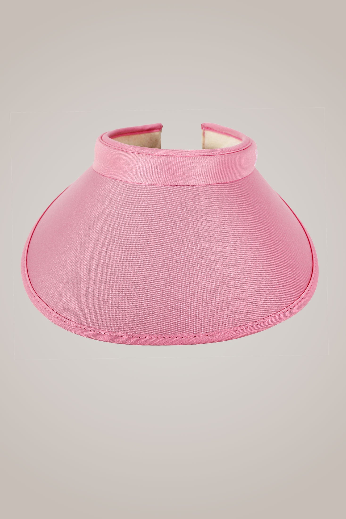 Pink Wide Brim Slide On Visor