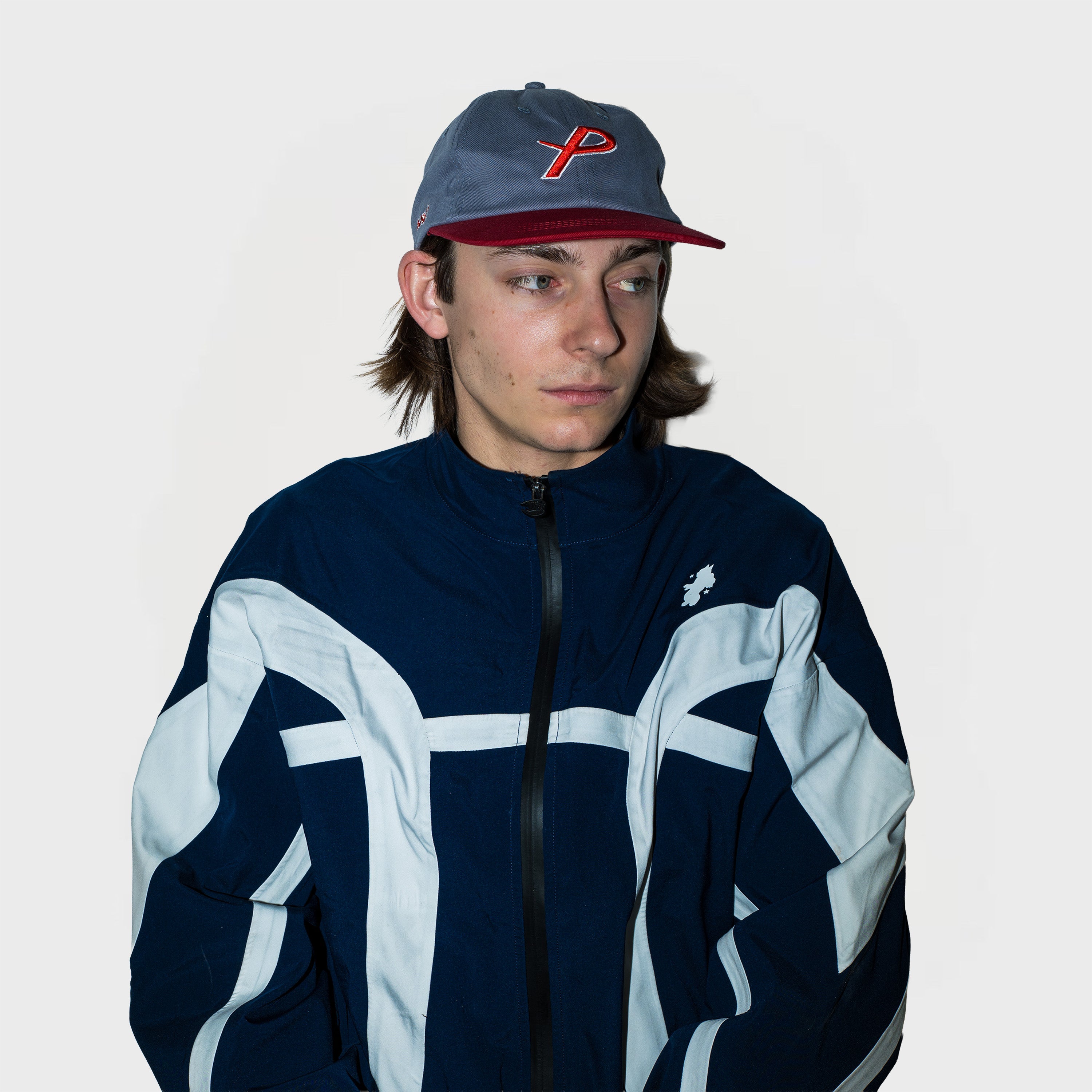 “P” CANVAS CAP | LIVID/RED