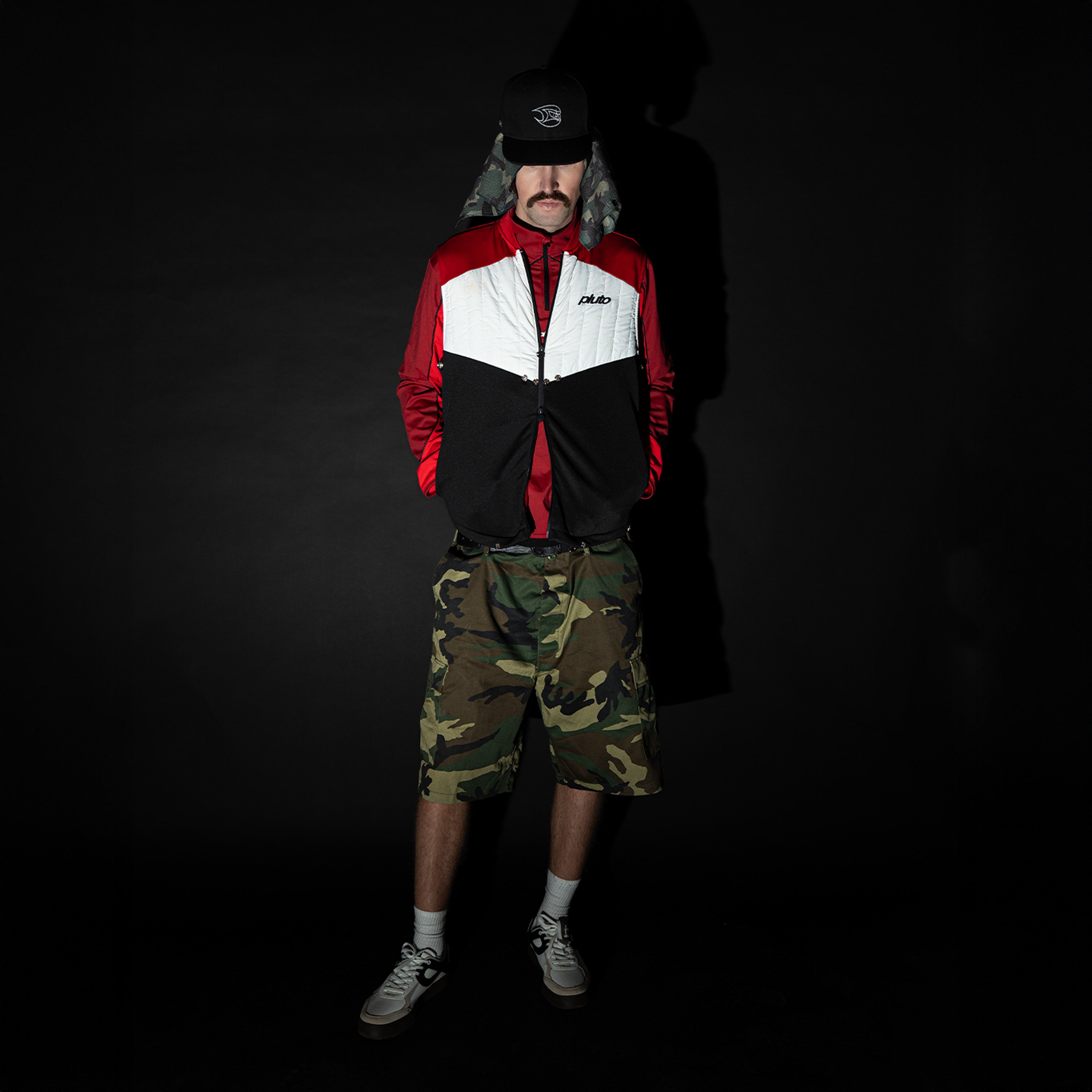 TRI-TONE VEST | BRED