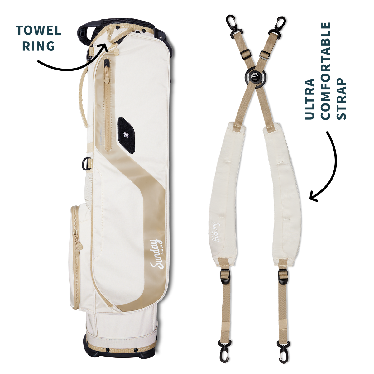 El Camino | Toasted Almond Mid Size Stand Bag