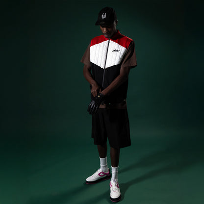TRI-TONE VEST | BRED