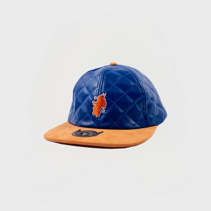 LEATHER DIAMOND CAP | NEW YORK