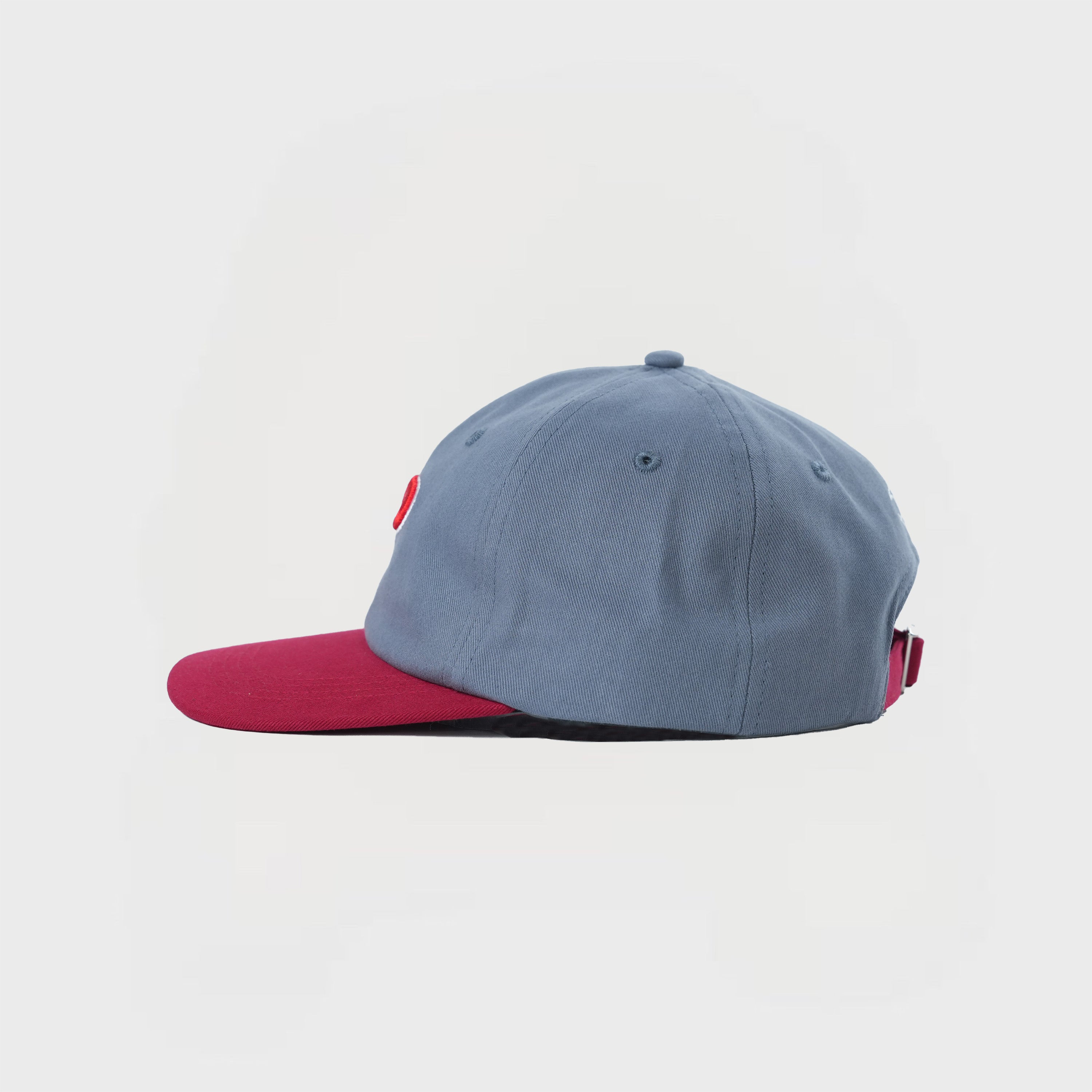 “P” CANVAS CAP | LIVID/RED