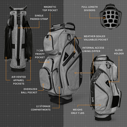 Big Rig | Heather Gray Cart Bag