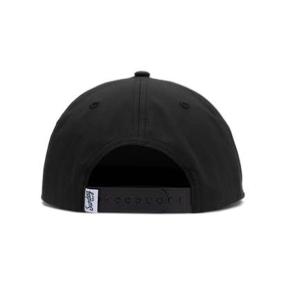 Sundaze Crushable Rope Hat | Black - Black