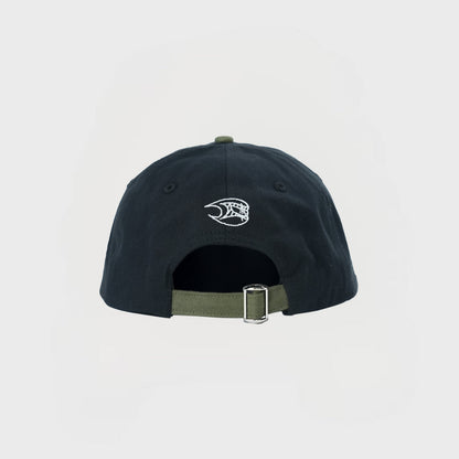 “P” CANVAS CAP | BLACK/GREEN