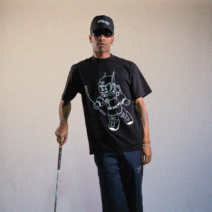 BOY PLUTO FLOATER TEE | BLACK
