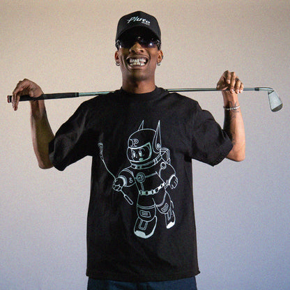BOY PLUTO FLOATER TEE | BLACK