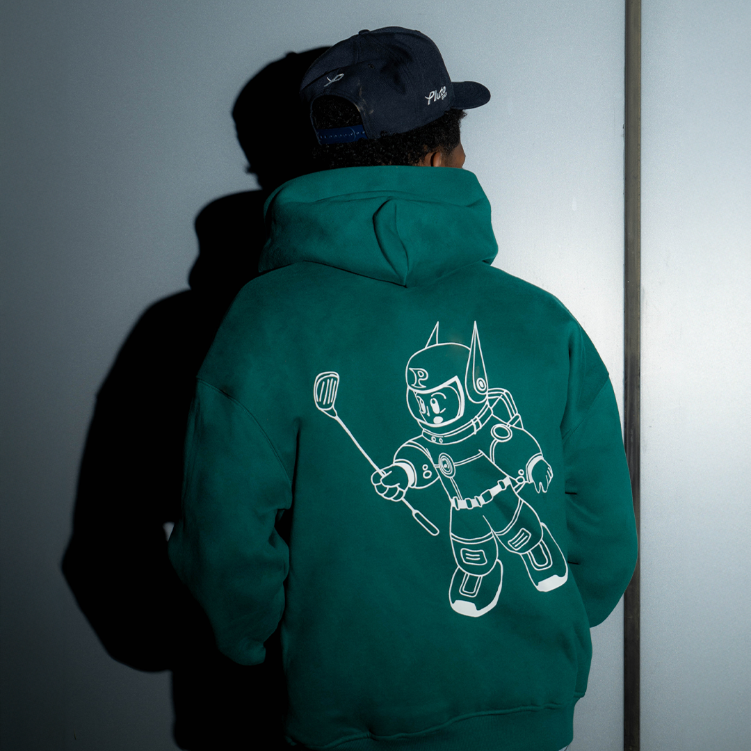 BOY PLUTO HOODIE | LUCKY GREEN