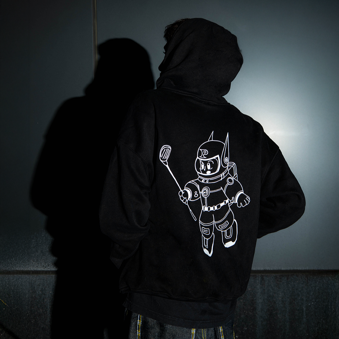 BOY PLUTO HOODIE | BLACK