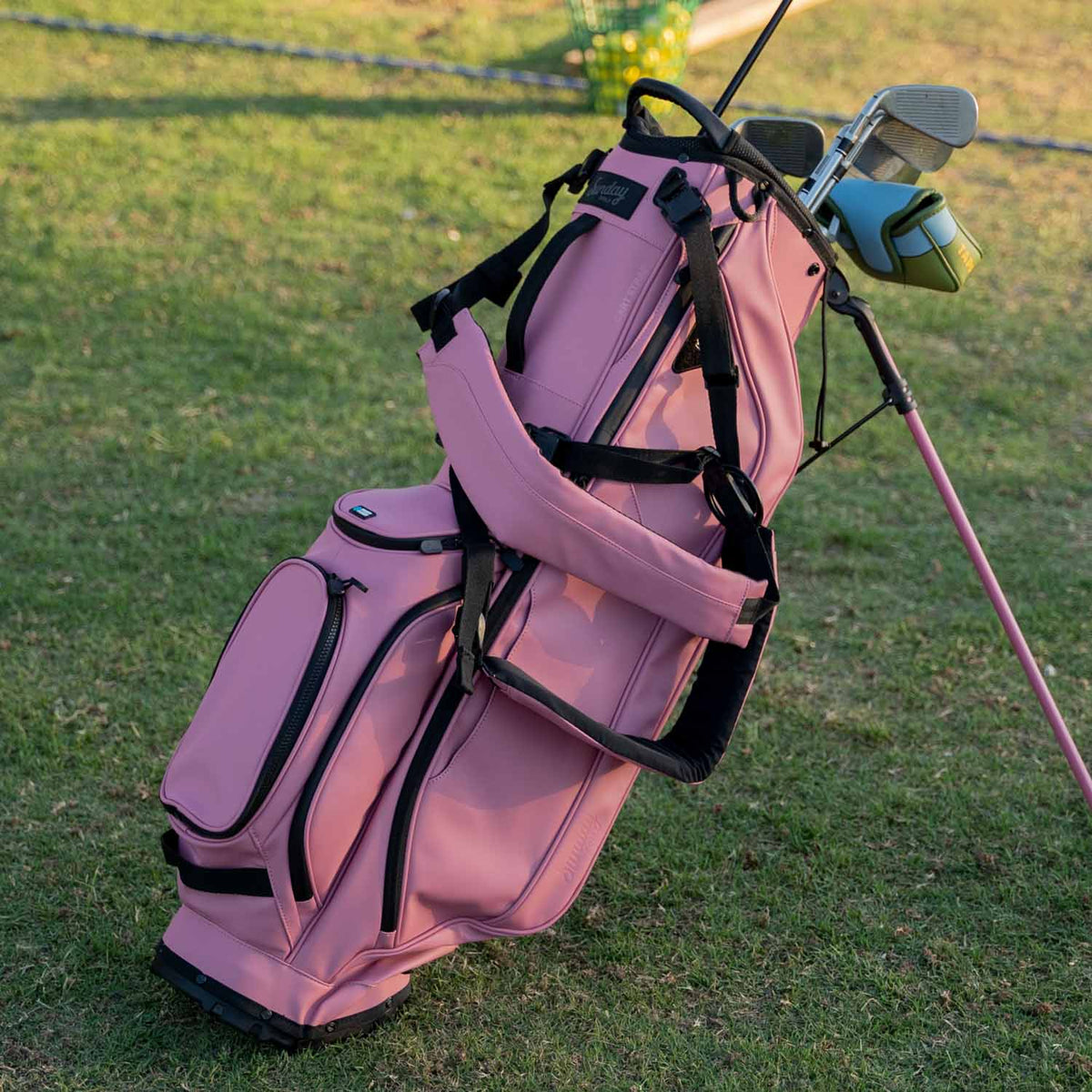 Ryder S-Class | Dusty Pink Vegan Leather Full Size Stand Bag