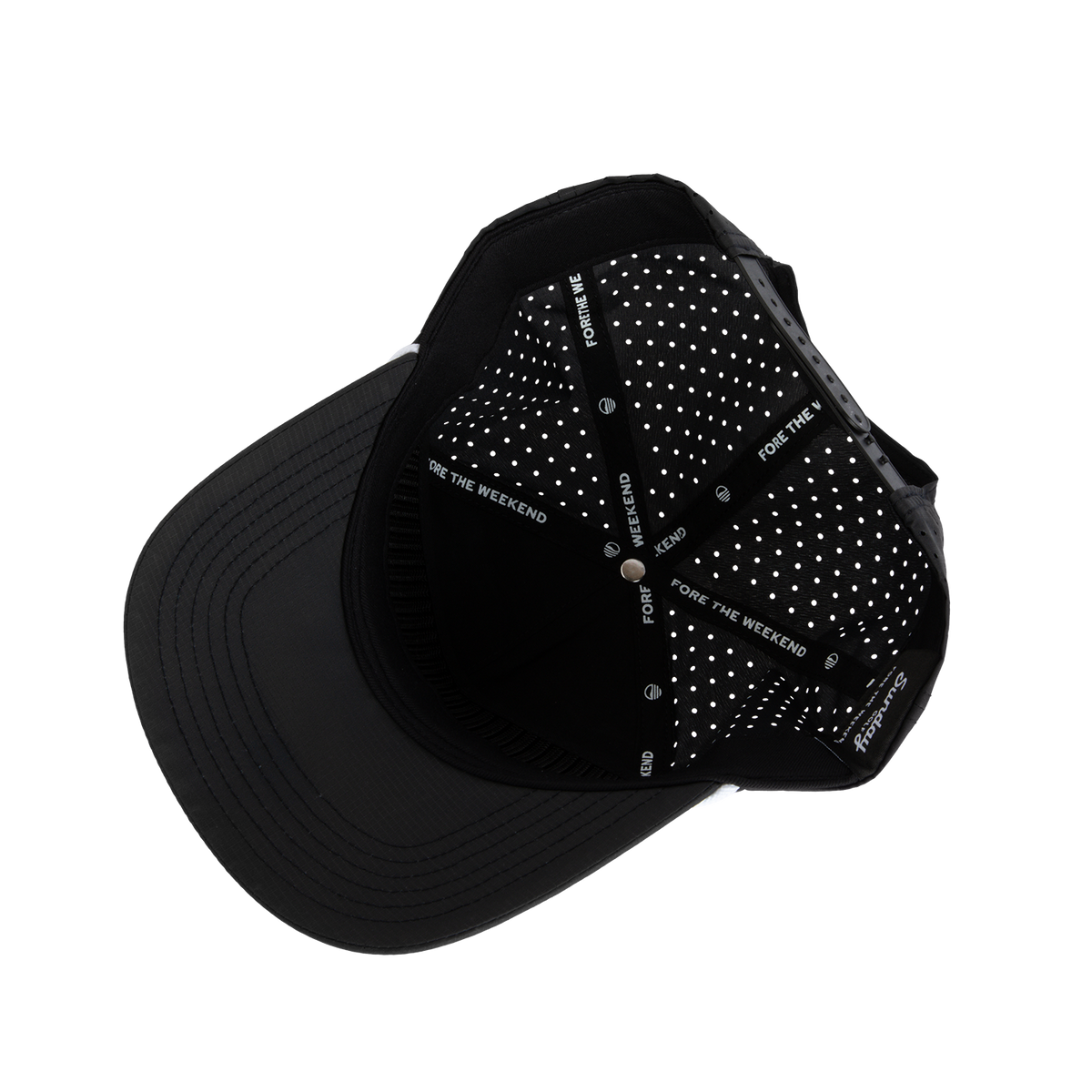 Porter Snapback Golf Hat | Black
