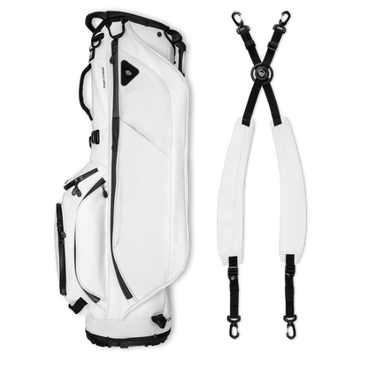 Ryder S-Class | White Vegan Leather Full Size Stand Bag
