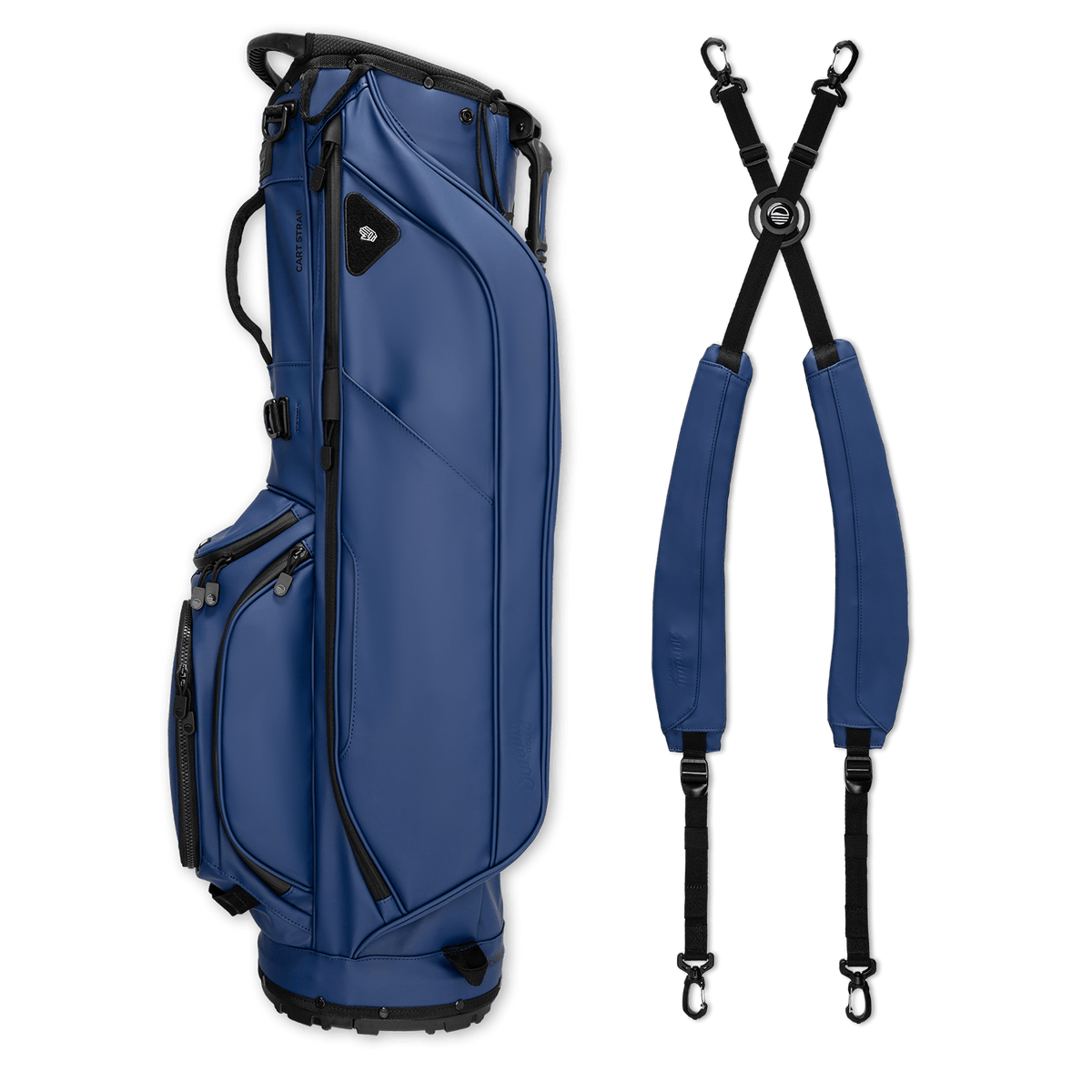 Ryder S-Class | Navy Vegan Leather Full Size Stand Bag