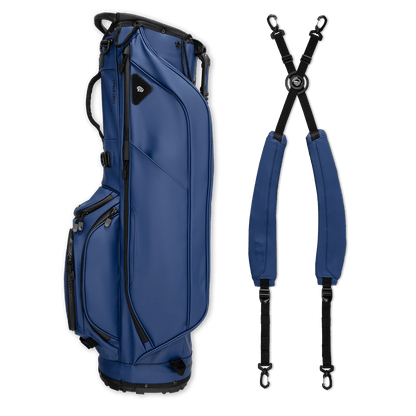 Ryder S-Class | Navy Vegan Leather Full Size Stand Bag