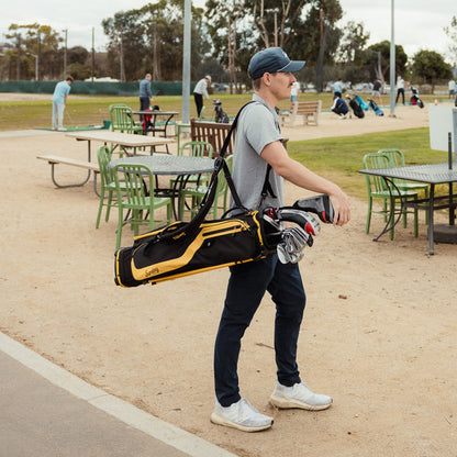 El Camino | Black & Yellow Mid Size Stand Bag