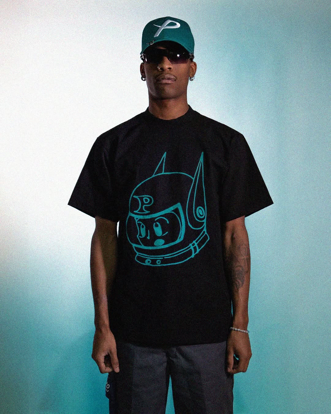 BOY PLUTO TEE | BLACK/GREEN