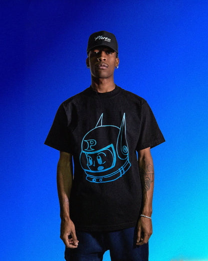 BOY PLUTO TEE | BLACK/BLUE